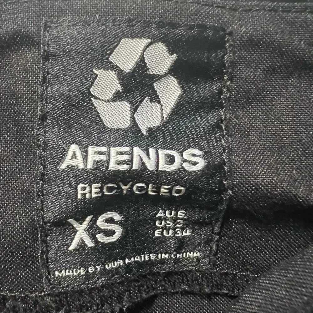 Afends Recycled Mini Black Dress Size XS - Picture 6 of 10